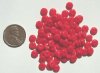 100 2x6mm Opaque Red Rondelle Beads